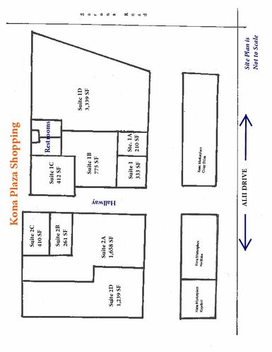 Kona Plaza: 75-5719 Alii Dr, Kailua Kona, HI 96740